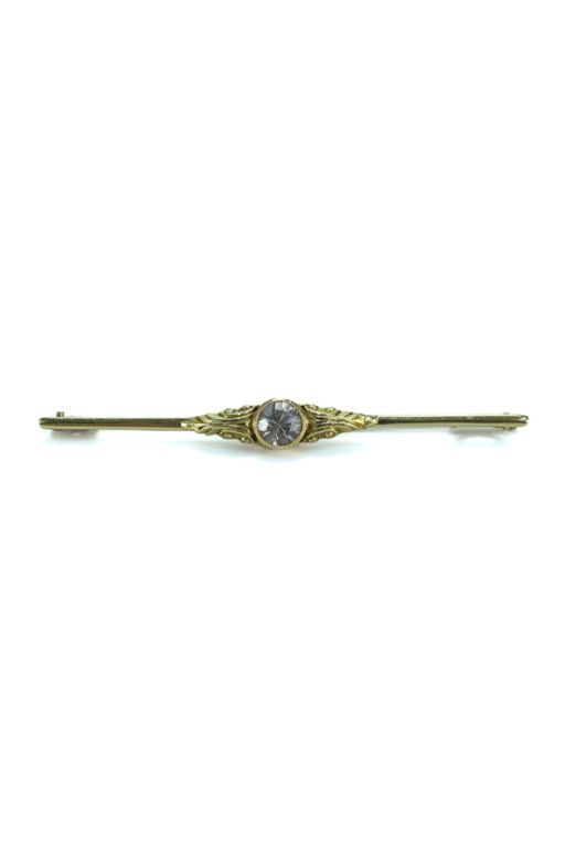 15k Gold Diamond Brooch