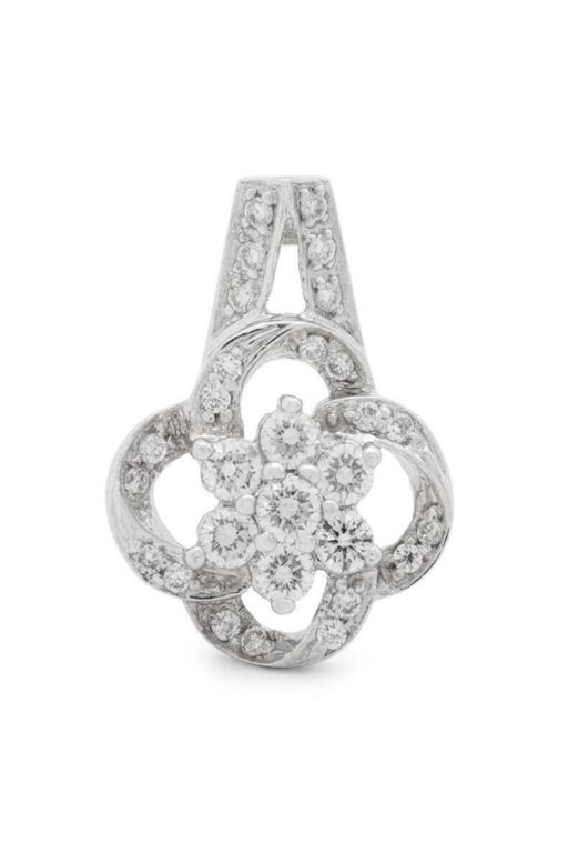 14k Gold Diamond Pendant