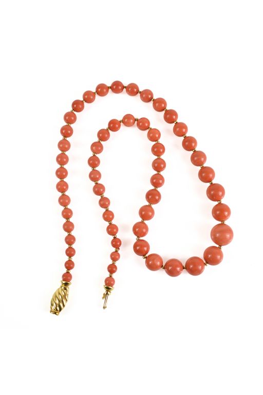 Gold Coral Necklace