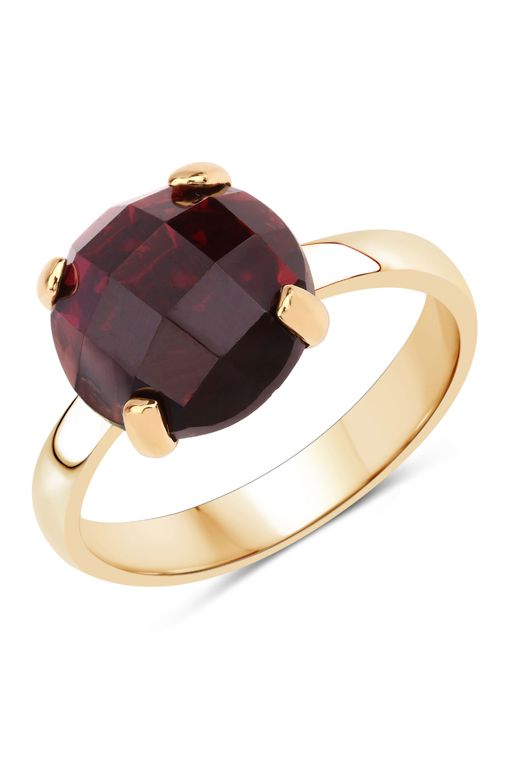 Sterling Silver Garnet Ring