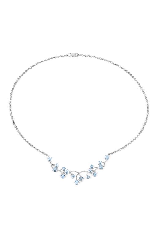 Sterling Silver Topaz Necklace