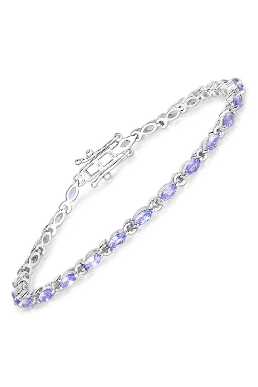 Sterling Silver Tanzanite Bracelet