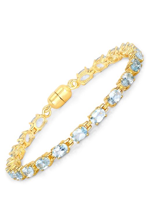 Sterling Silver Topaz Bracelet