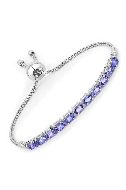 Sterling Silver Tanzanite Bracelet