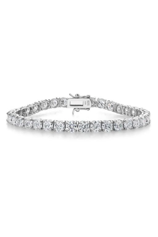 Sterling Silver Moissanite Bracelet