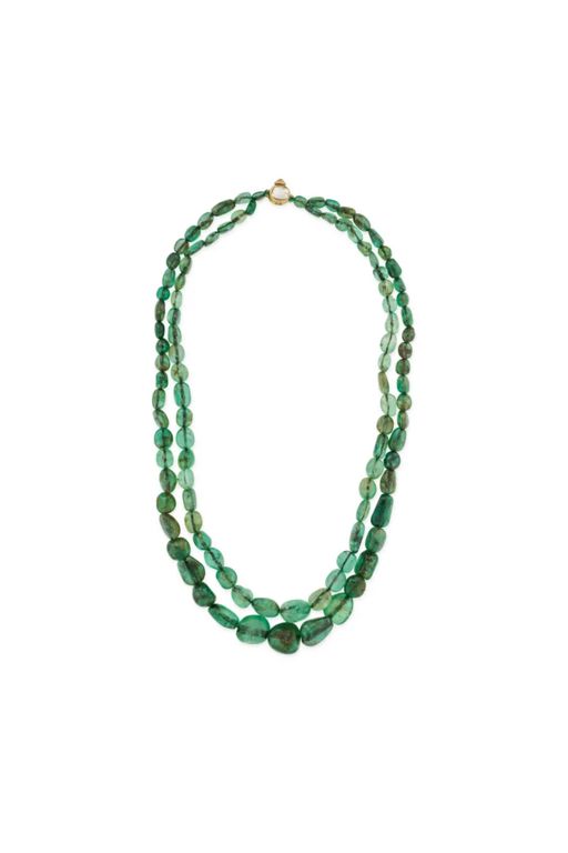Emerald and Diamond Necklace