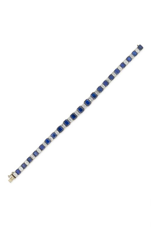 Sapphire and Diamond Bracelet
