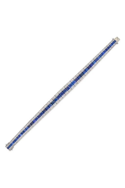 Sapphire and Diamond Bracelet