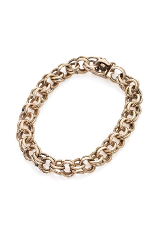 14k Yellow Gold Chain Bracelet