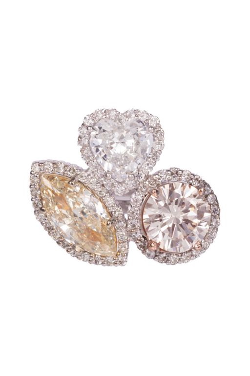 18k White Gold Diamond Ring