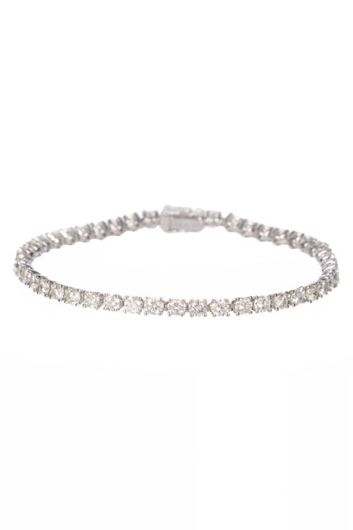 18k White Gold Diamond Tennis Bracelet