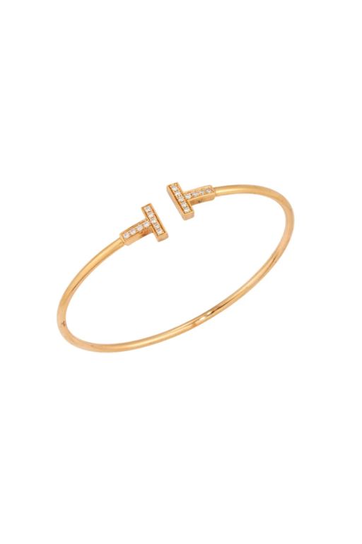 18k Gold Diamond Bangle
