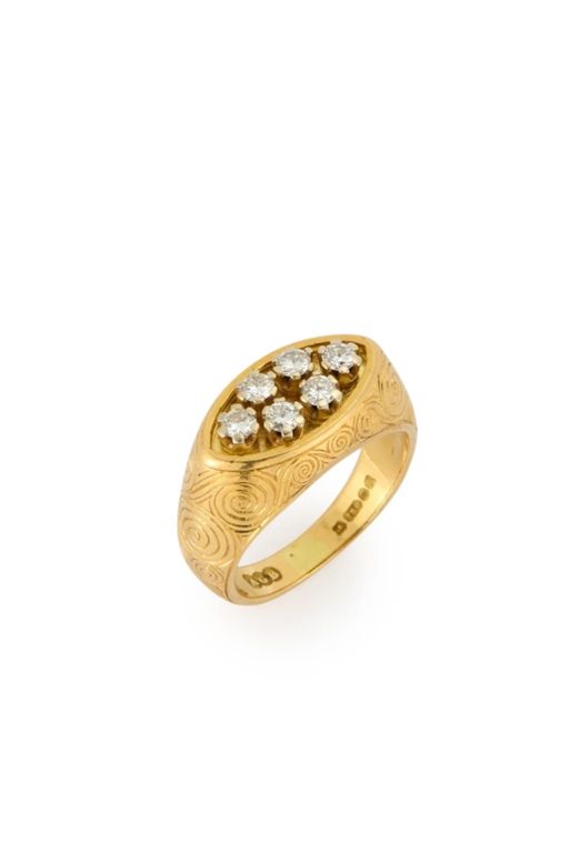 18k Gold Diamond Ring