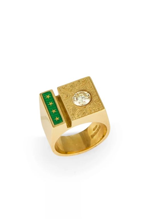 18k Gold Diamond Ring