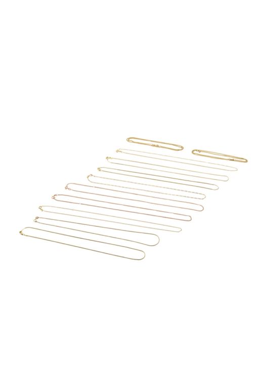 Eleven Gold Necklaces