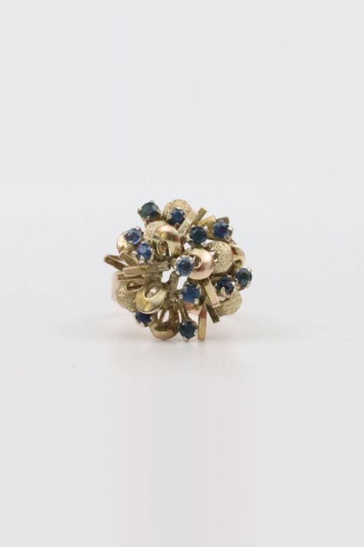 10k Gold Sapphire Ring