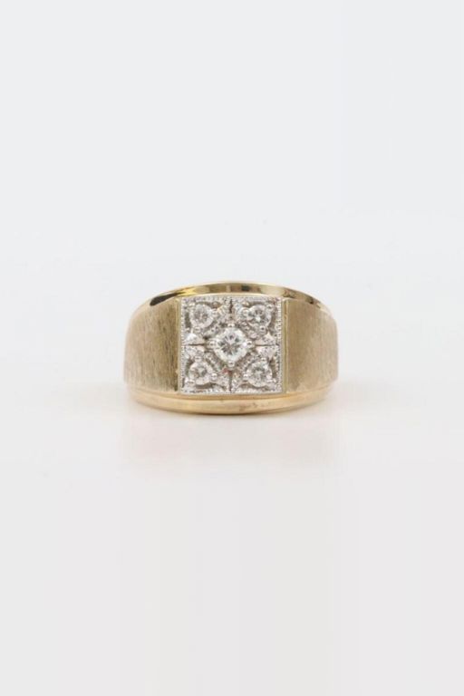 14k Gold Diamond Ring