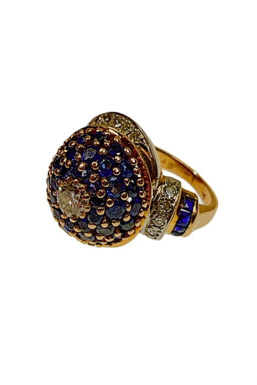 Sapphire and Diamond Ring