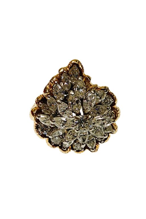 Two 14k Gold Diamond Rings