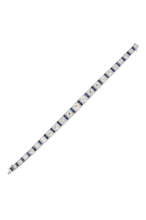 Sapphire and Diamond Bracelet