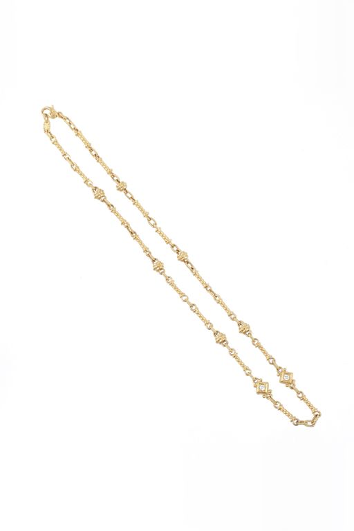 18k Gold Diamond Necklace