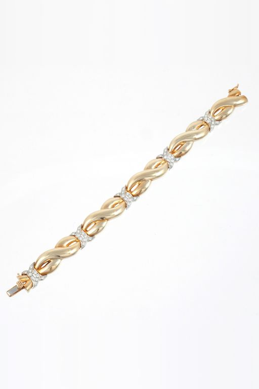 14k Gold Diamond Bracelet