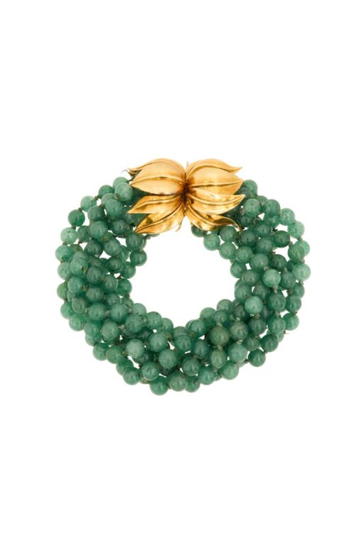 18k Gold Aventurine Quartz Bracelet