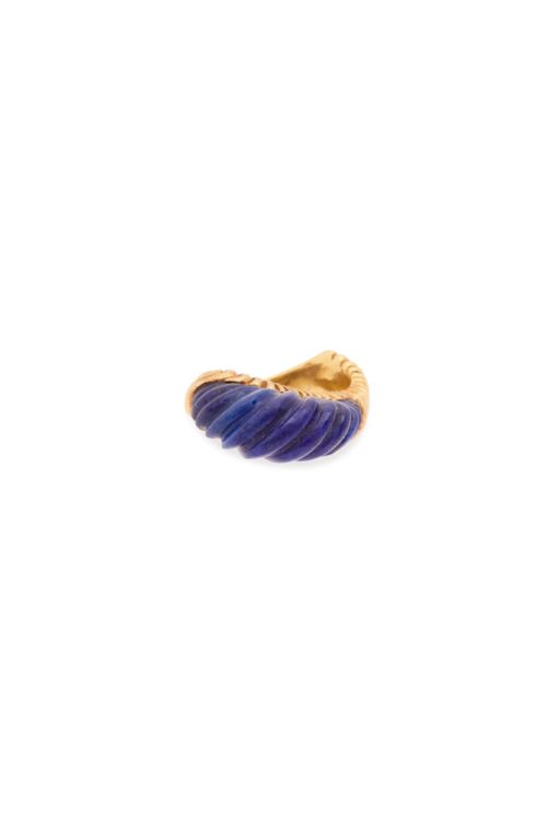 18k Gold Lapis Lazuli Ring