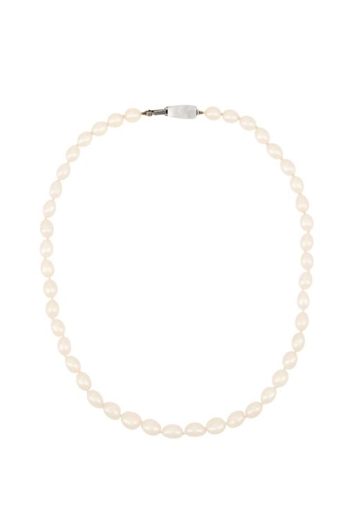 Sterling Silver Pearl Necklace