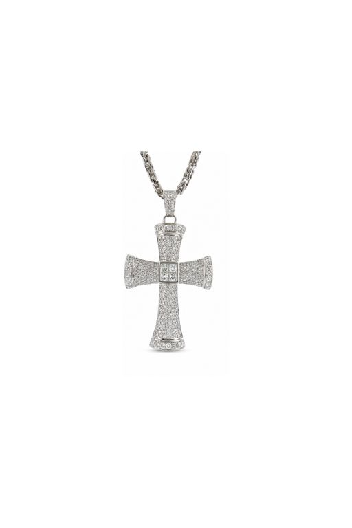 18k Gold Diamond Pendant Necklace