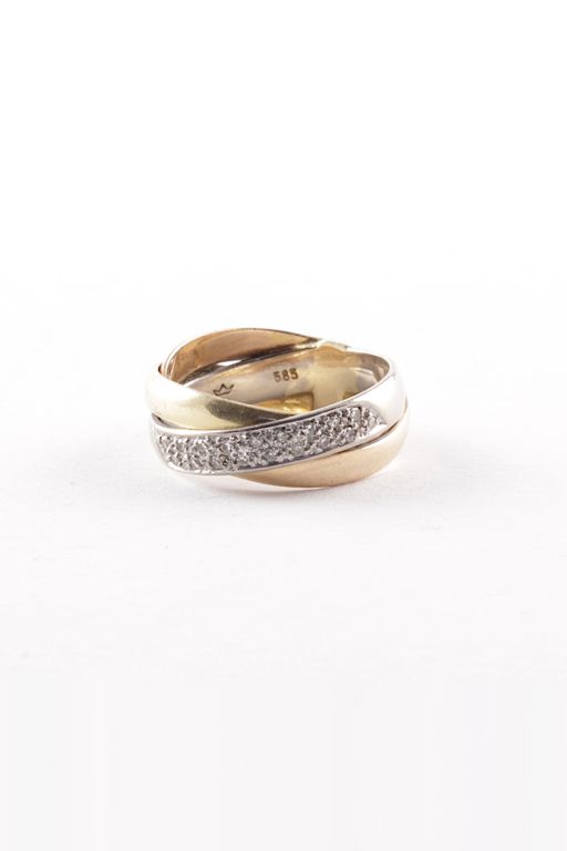14k Gold Diamond Ring