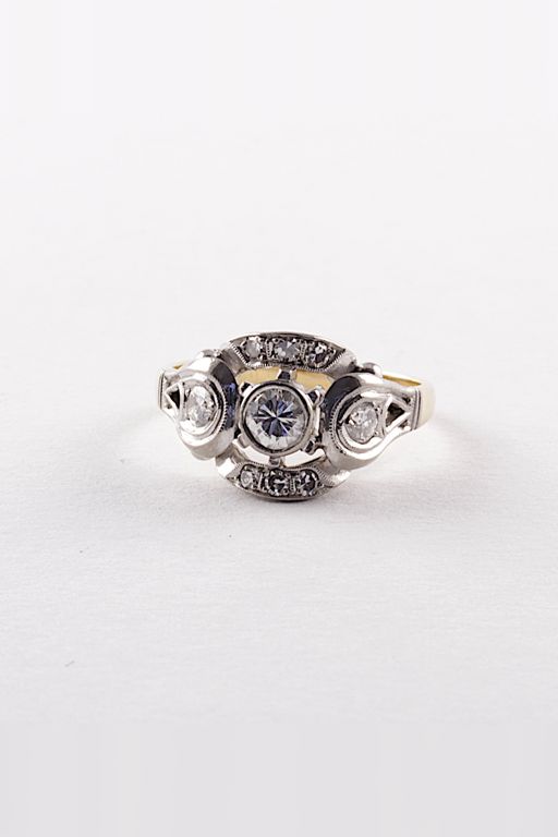 14k Gold Diamond Ring