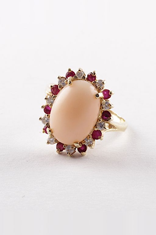 18k Gold Multi-Gem Ring