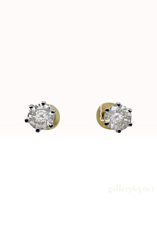 Platinum Diamond Stud Earrings
