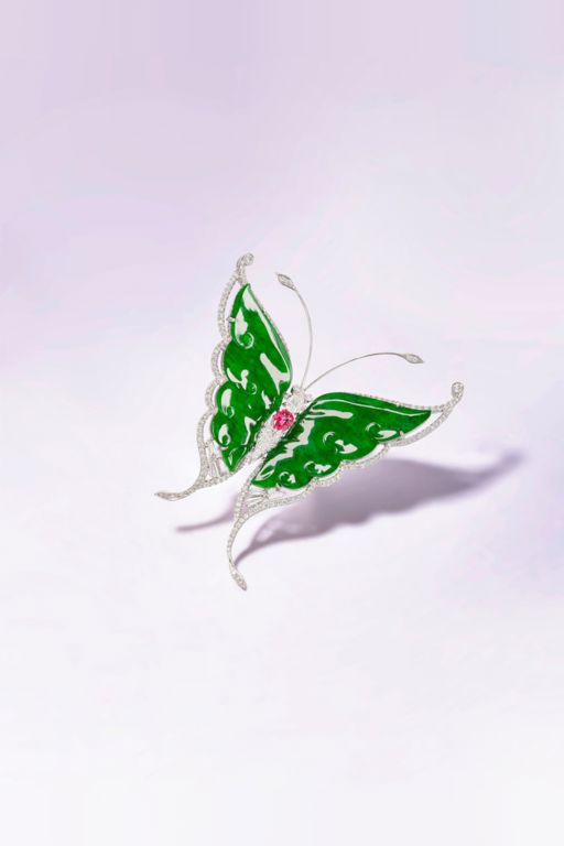 18k Gold Multi-Gem Brooch / Pendant