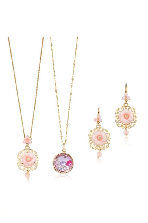 Gold Multi-Gem Jewelry Set