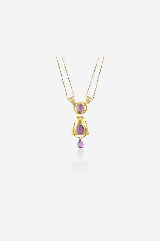 Silver Amethyst Necklace