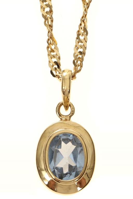 14k Gold Pendant Necklace