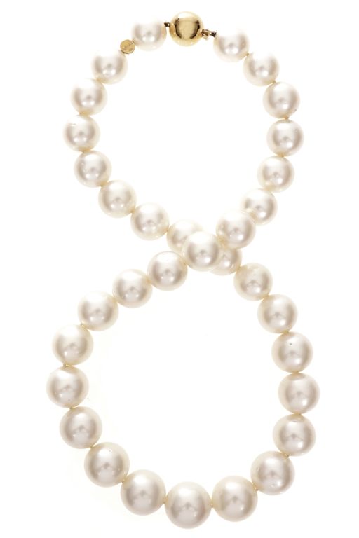 18k Gold Pearl Necklace
