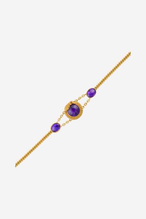 Gold Multi-Gem Bracelet