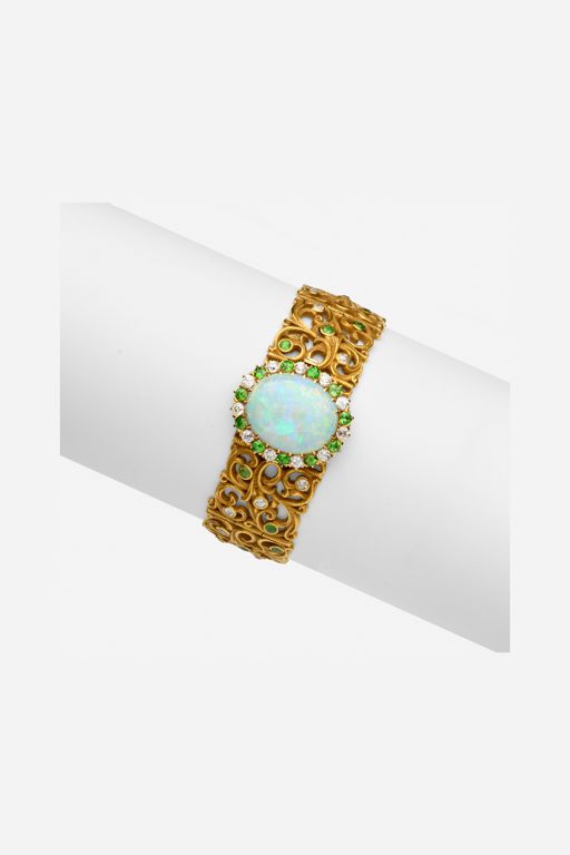 Gold Multi-Gem Bracelet