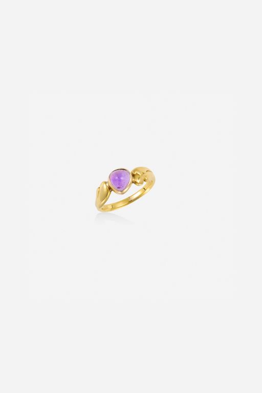 Gold Amethyst Ring