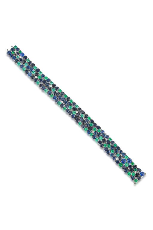 18k Gold Multi-Gem Bracelet