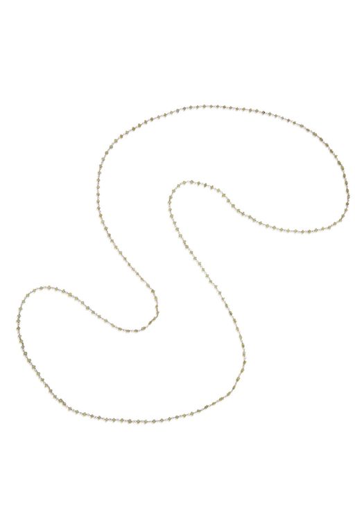 14k Gold Chrysoberyl Necklace