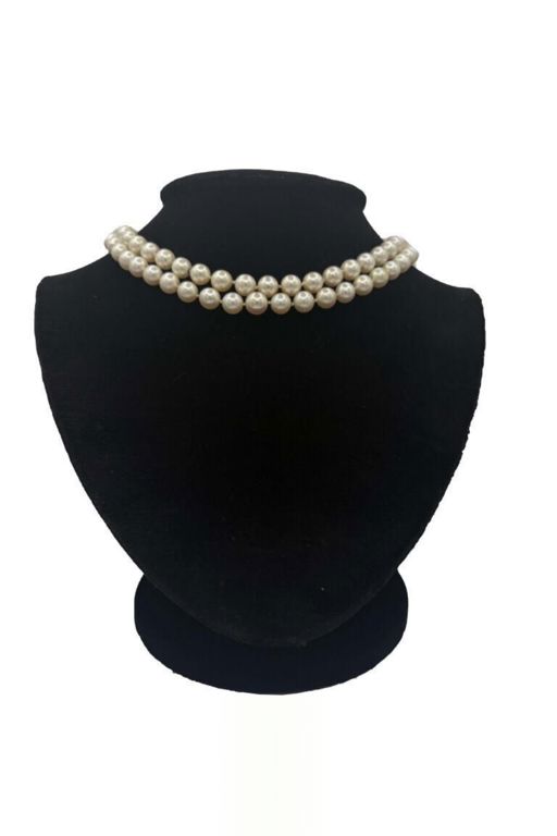Diamond and Pearl Necklace