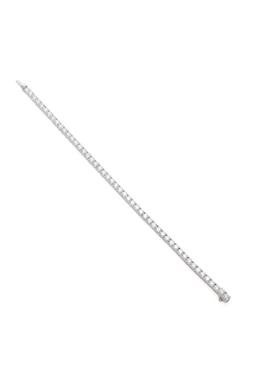 9k White Gold Diamond Tennis Bracelet