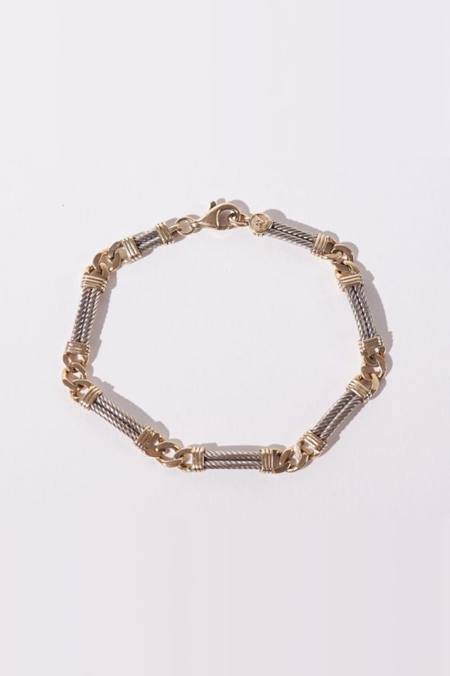 14k Yellow and White Gold Bracelet