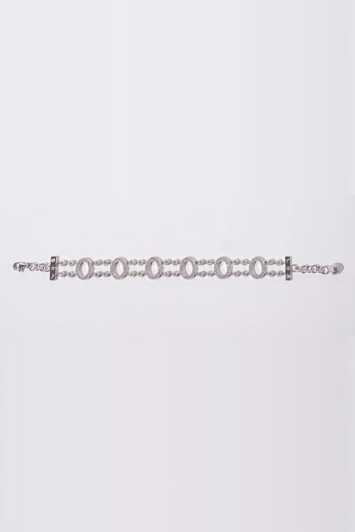 14k White Gold Diamond Bracelet