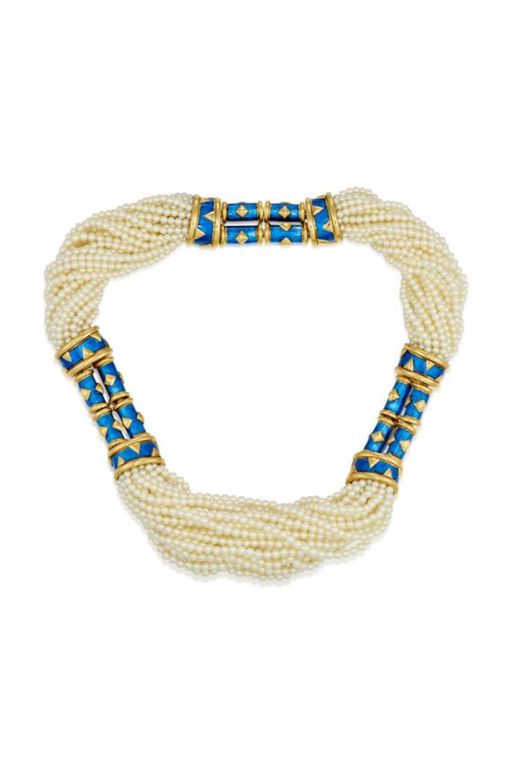 18k Gold Pearl Necklace