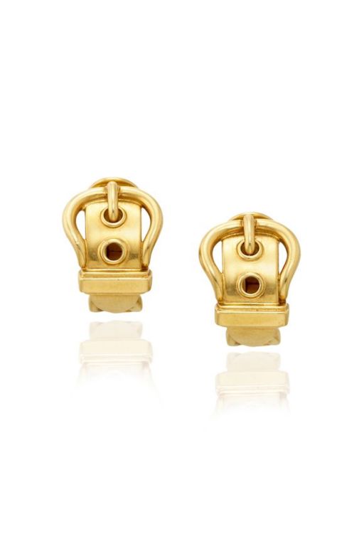 Pair of 18k Gold Earrings